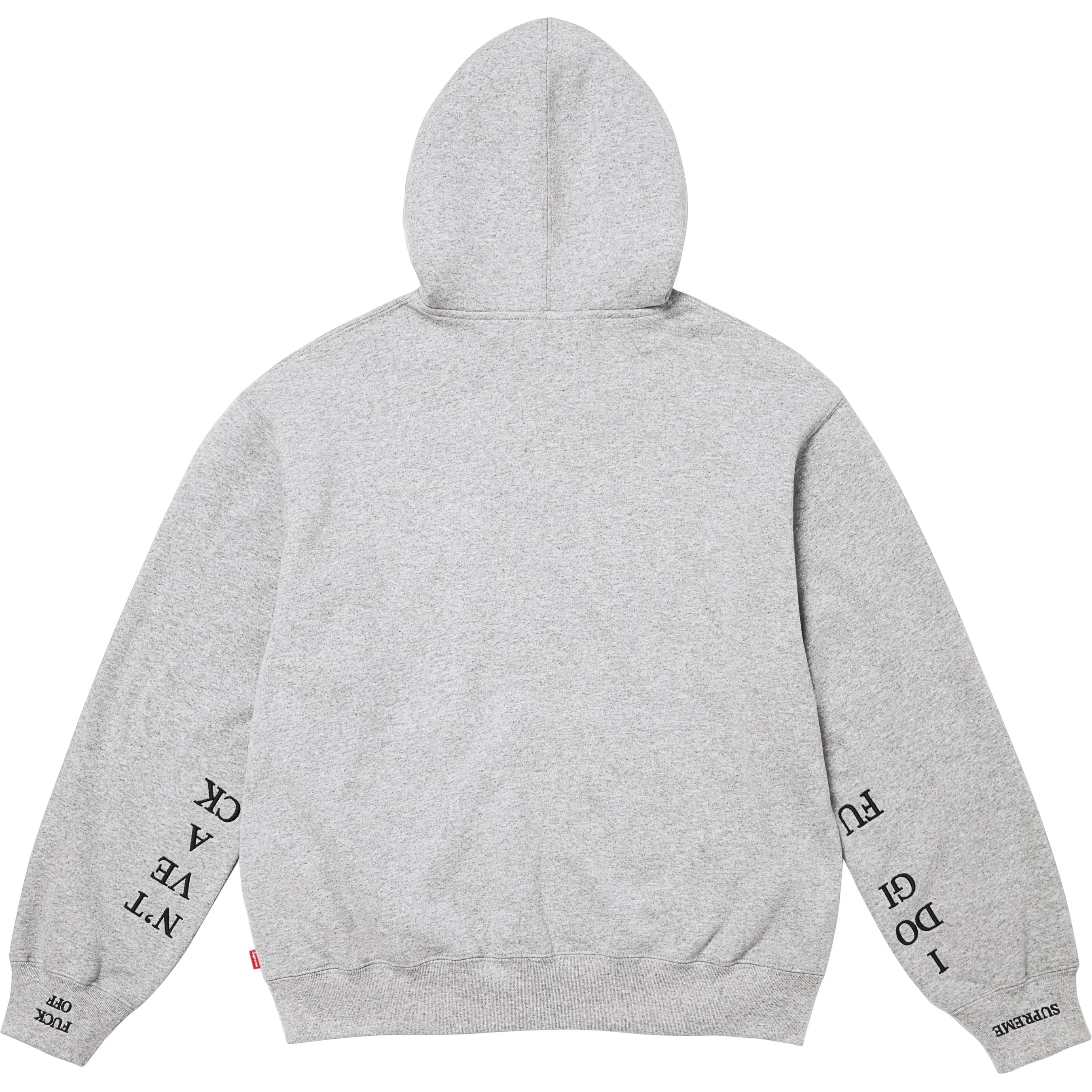 IDGAF Zip Up Hooded Sweatshirt view 2